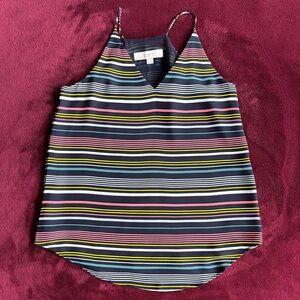 LOFT Multicolor Striped Camisole- Like new
